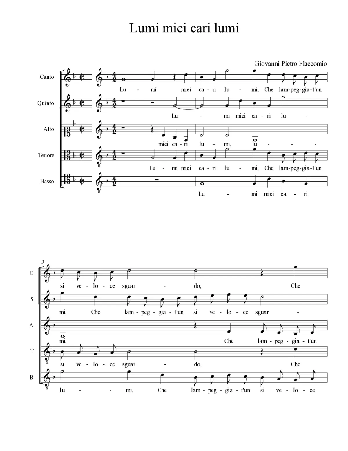 Lumi miei cari lumi - Page 1