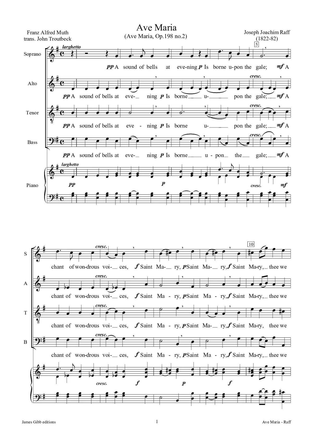 Ave Maria - Page 1