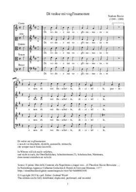 Di vedoe mi vogl'inamorare