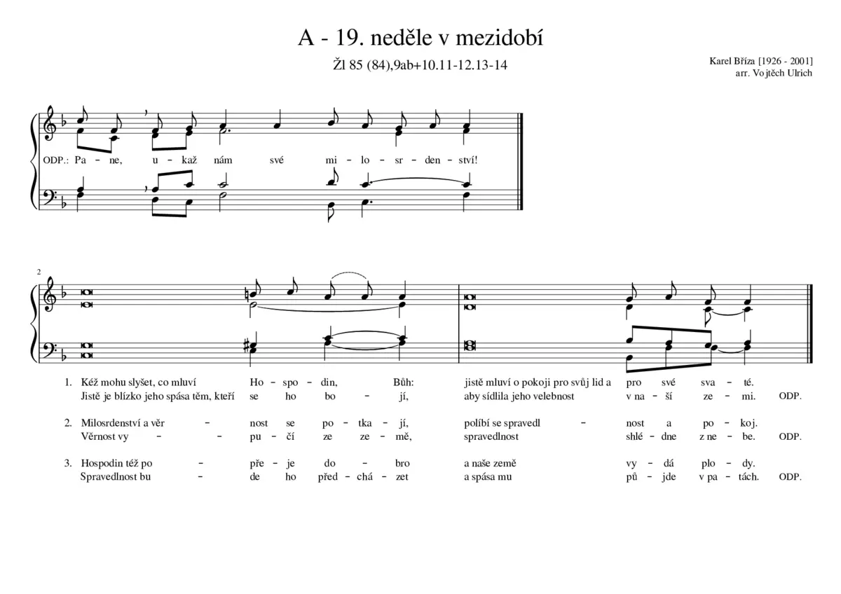 A - 19. neděle v mezidobí - Page 1