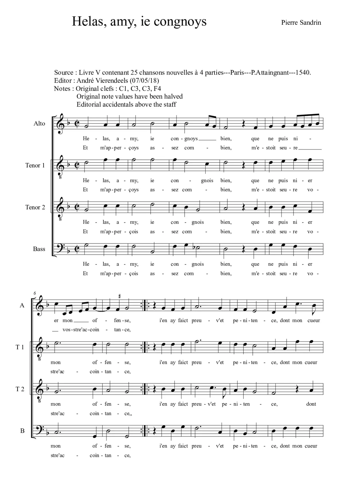 Helas amy ie congnoys - Page 1