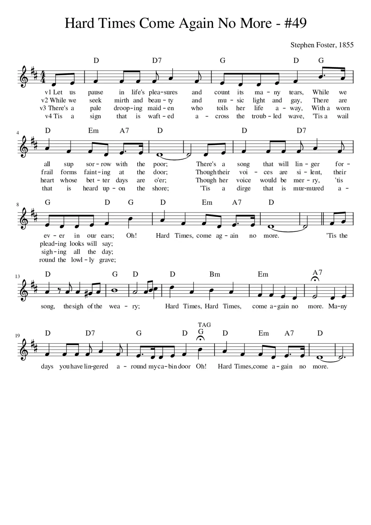 Hard Times Come Again No More - 49 - Page 1