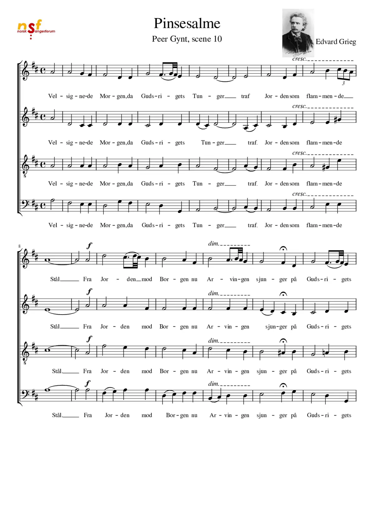 Peer Gynt Op.23 - Page 1