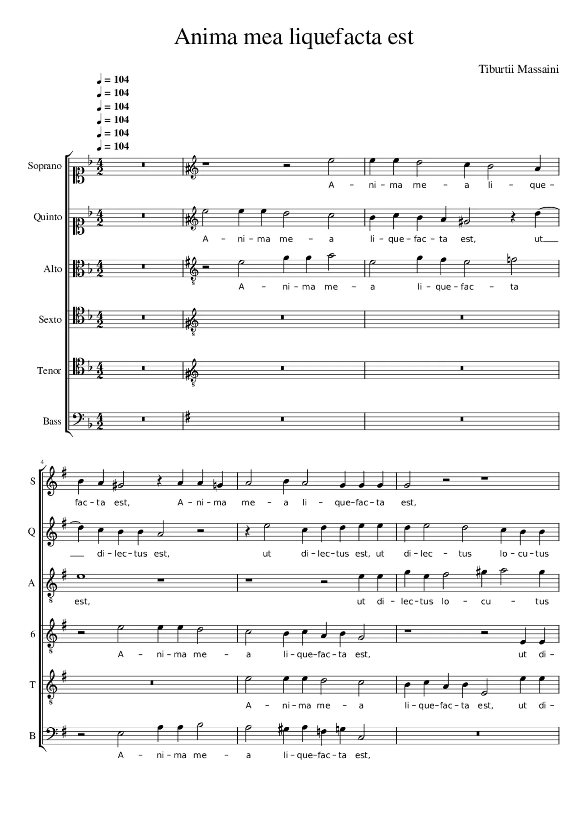 Anima mea liquefacta est - Page 1