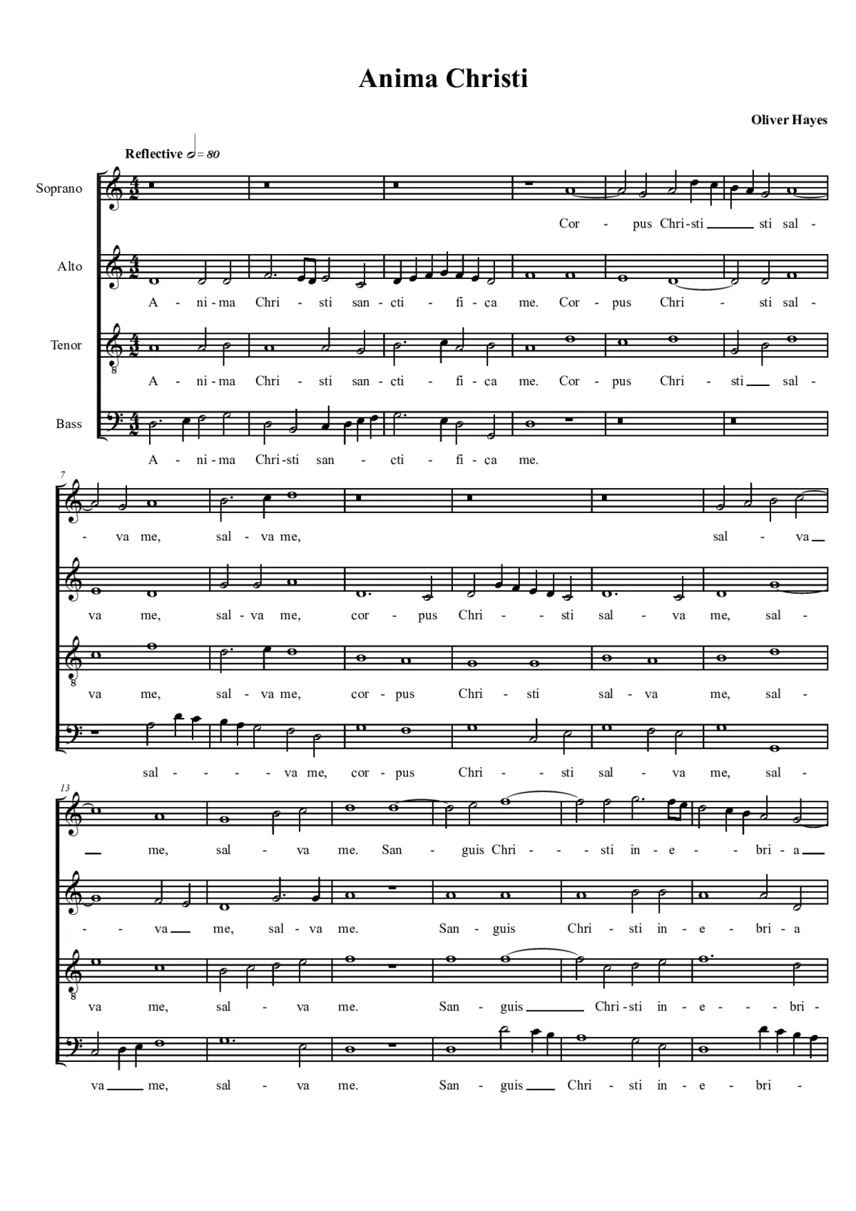 Anima Christi - Page 1
