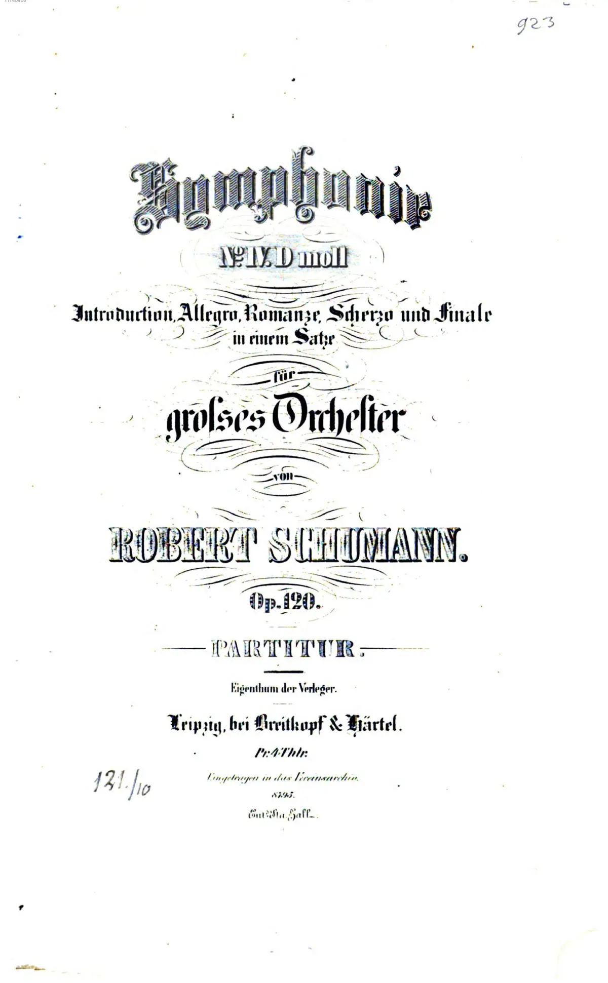 Symphony No.4 - Page 1