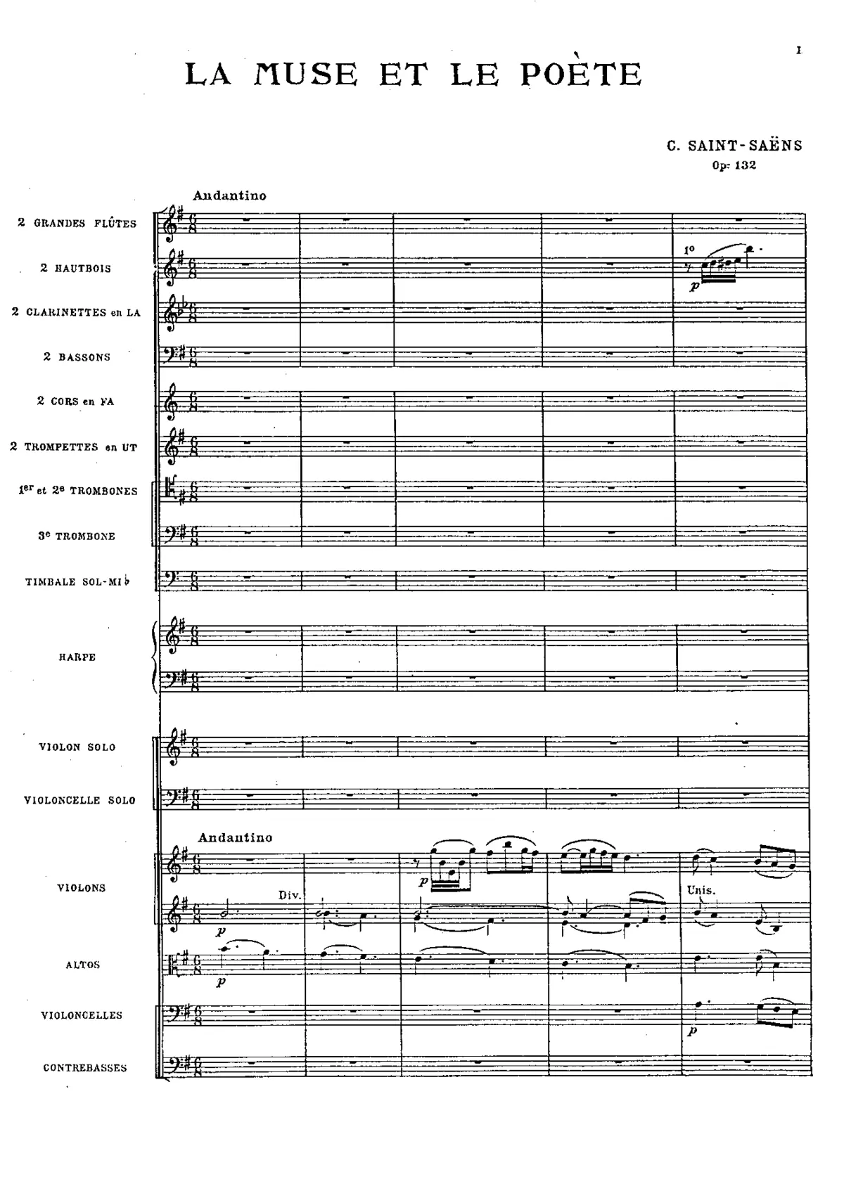 La muse et le poète - Page 1