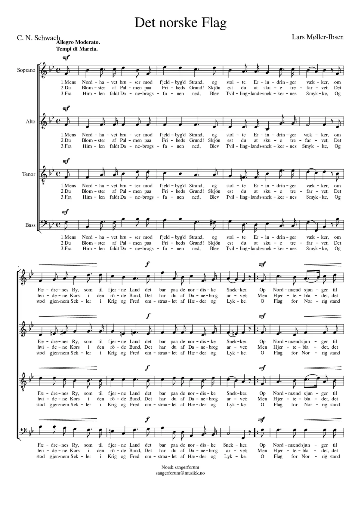 Det norske Flag - Page 1