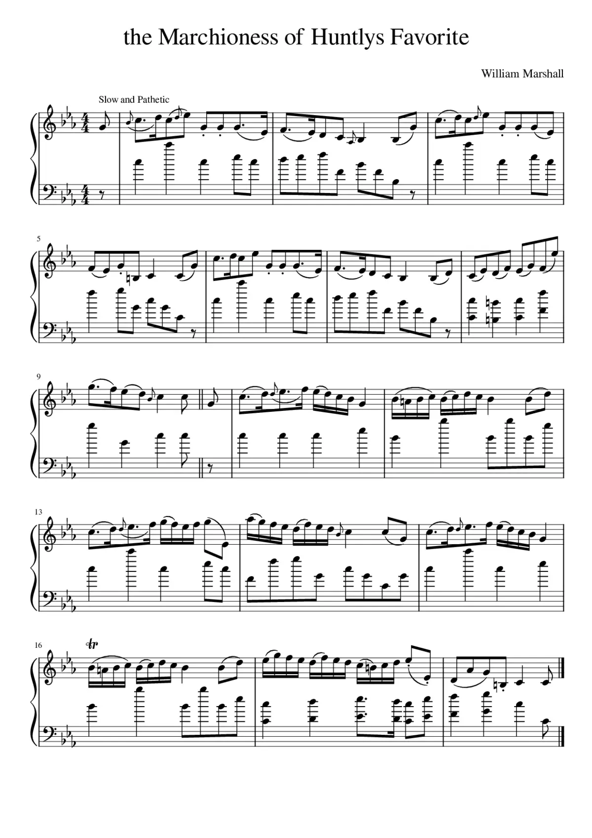 The Marchioness of Huntly - Page 1