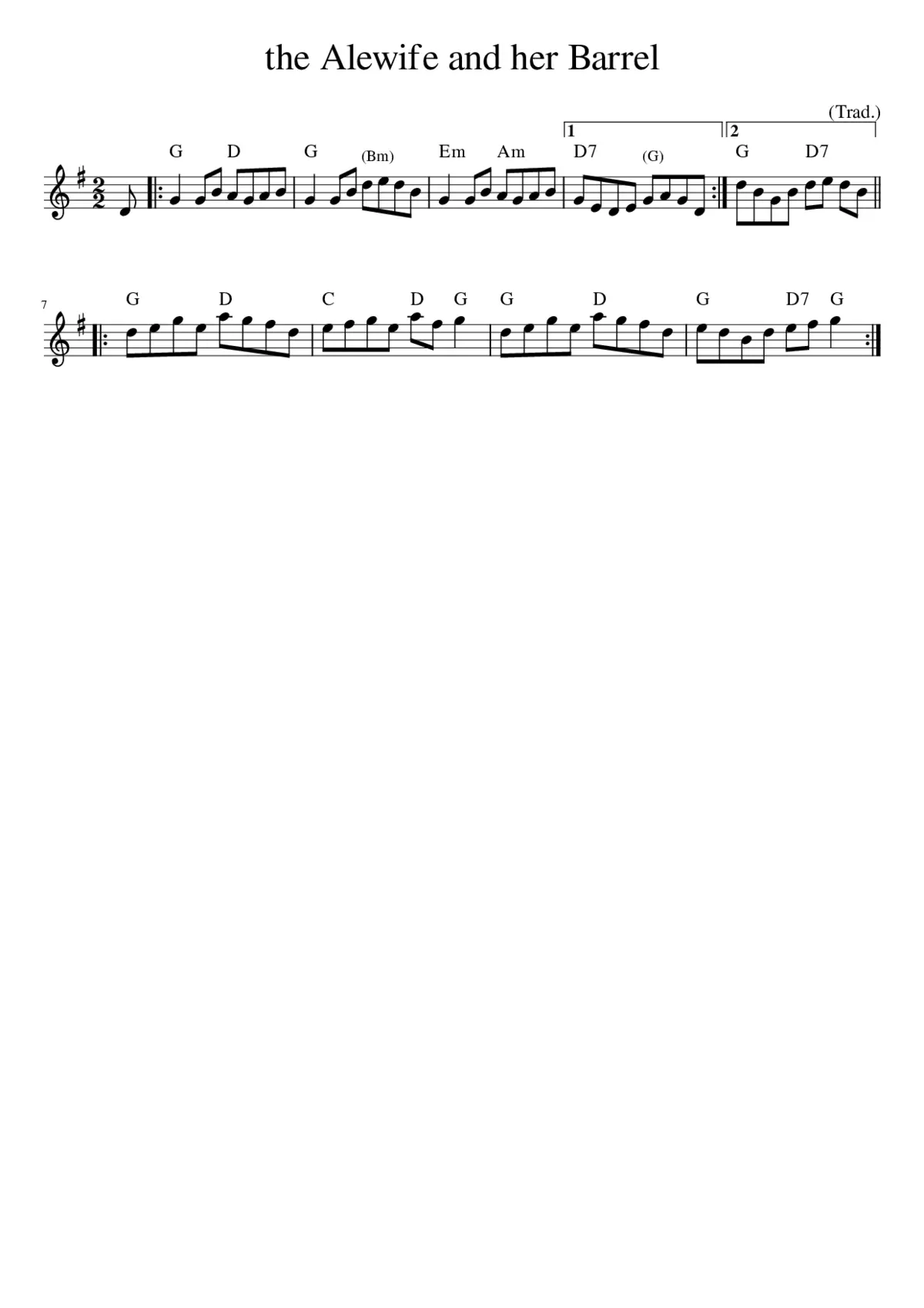 the Alewife and her Barrel - Page 1