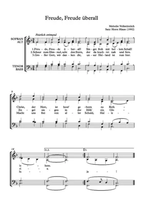 Freude, Freude überall