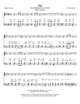 Ma (He's making eyes at me)