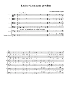 Laudate Dominum quoniam