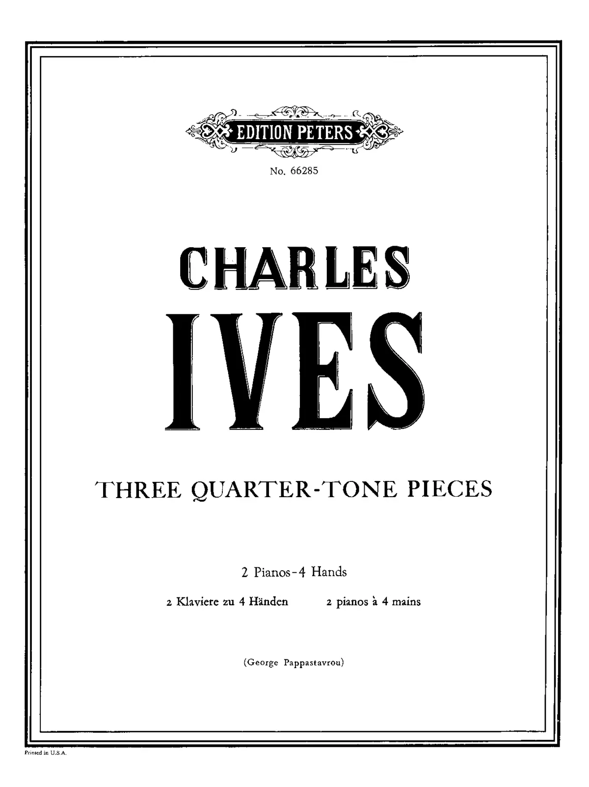 3 Quarter-Tone Pieces - Page 1