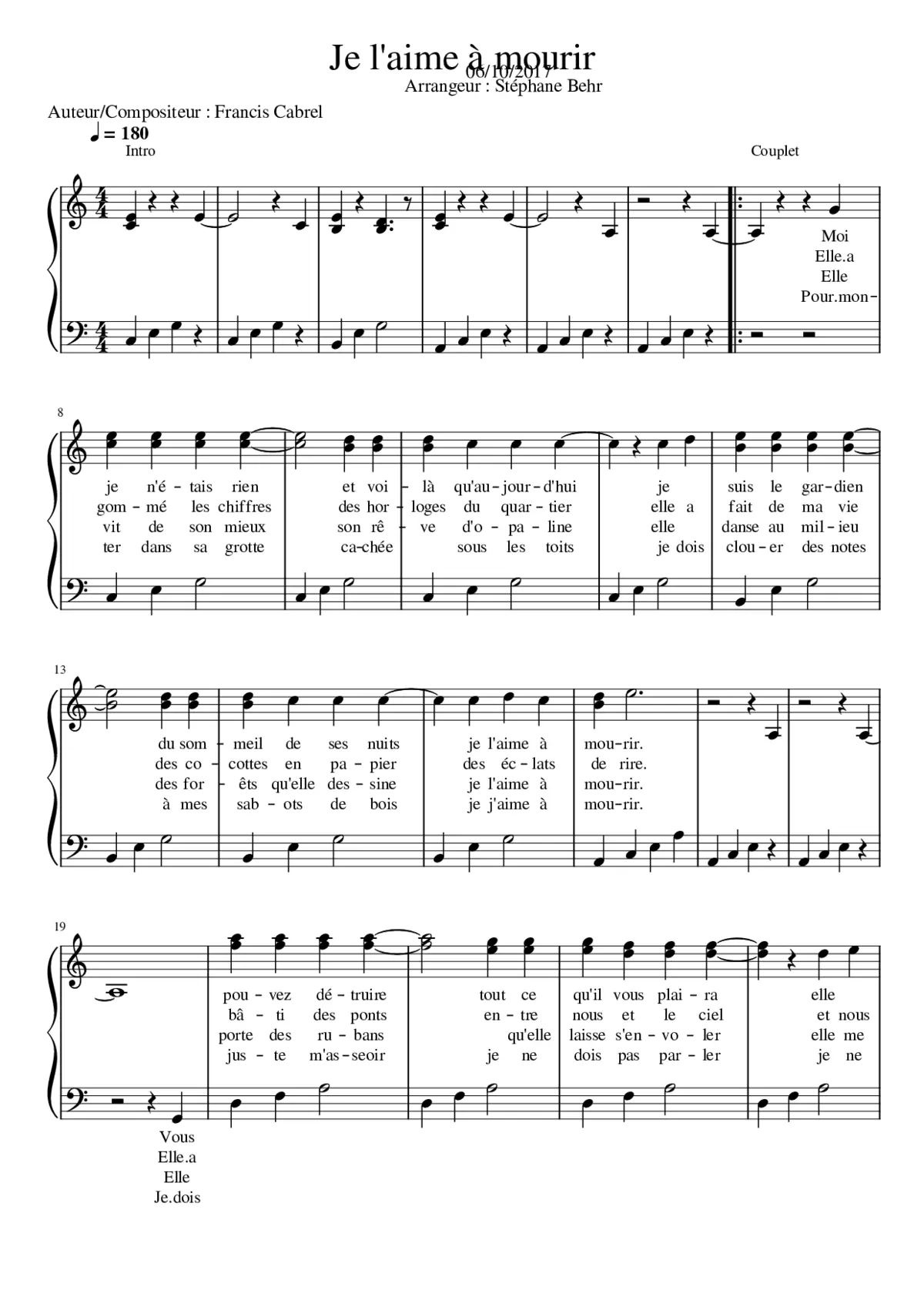 je laime a mourir - Page 1