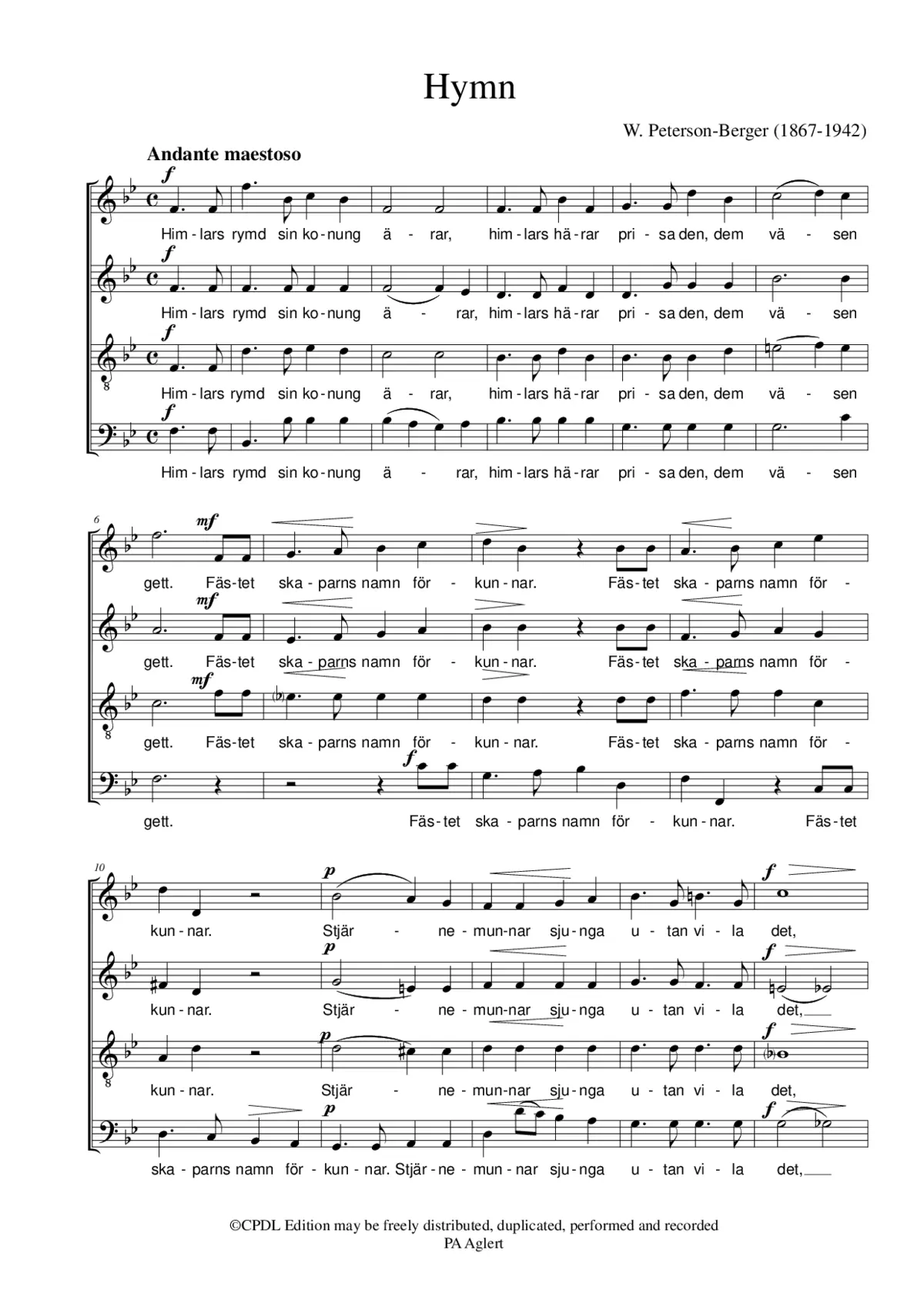 Hymn - Page 1