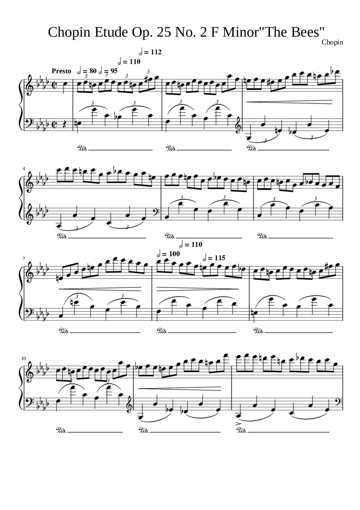 Études Op.25 - Page 1