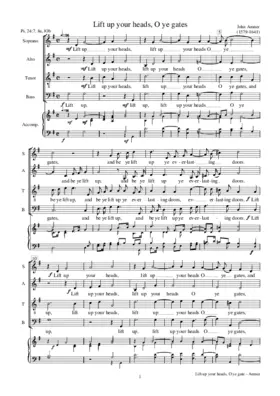 Lift up your heads, O ye gates