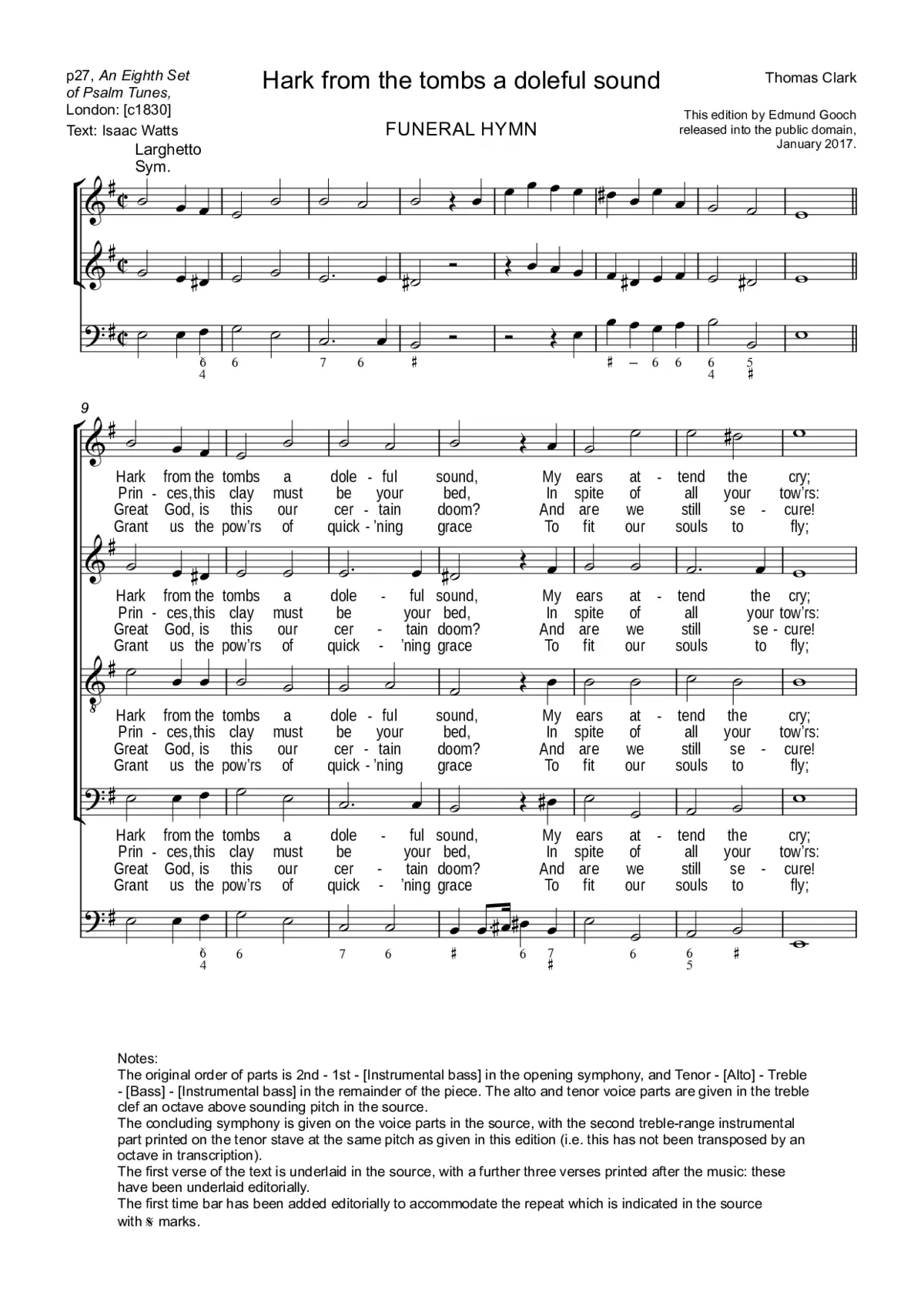 Hark from the tombs a doleful sound - Page 1