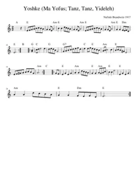 Yoshke (Ma Yofus; Tanz Tanz Yideleh)