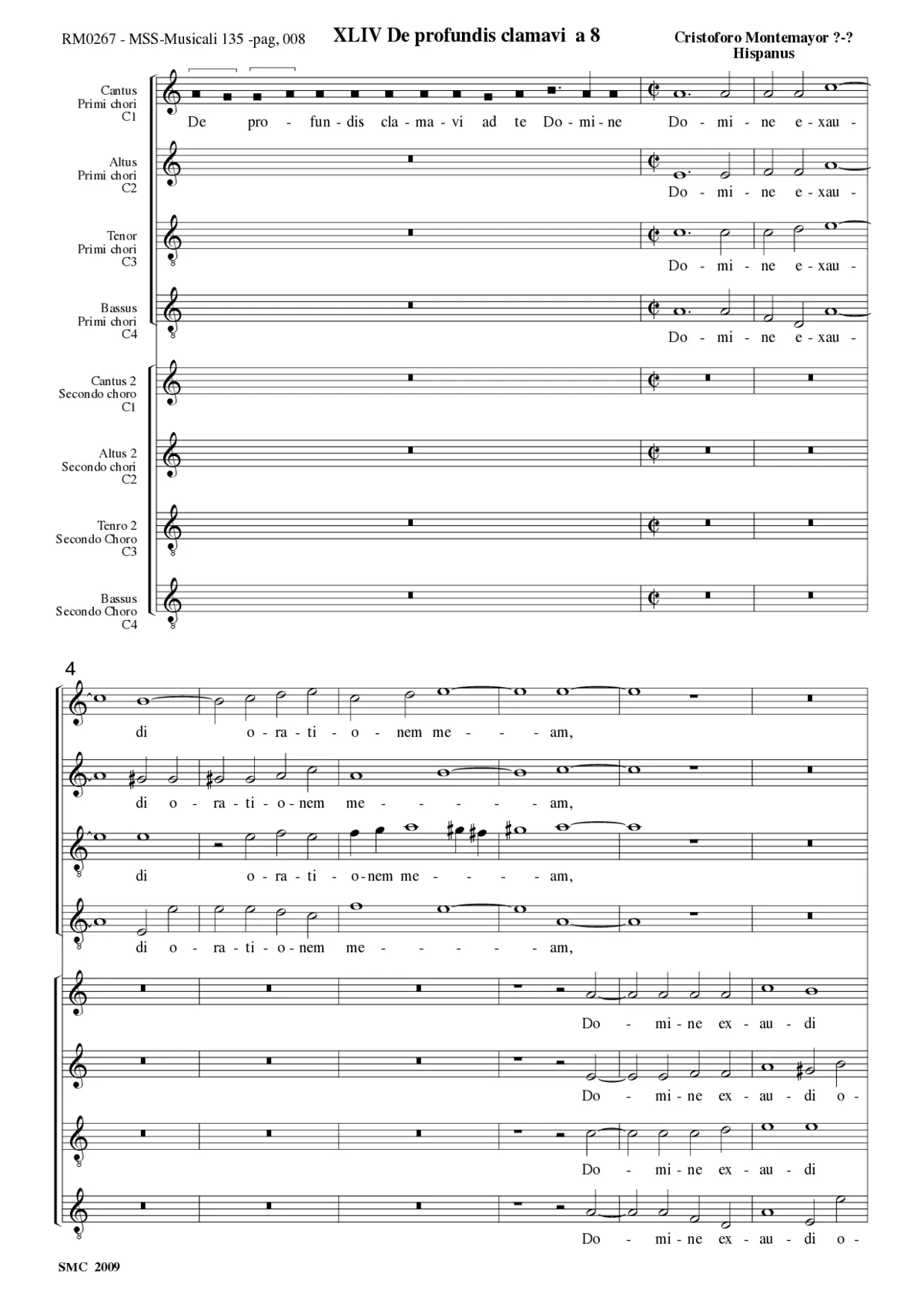 De profundis clamavi a 8 - Page 1