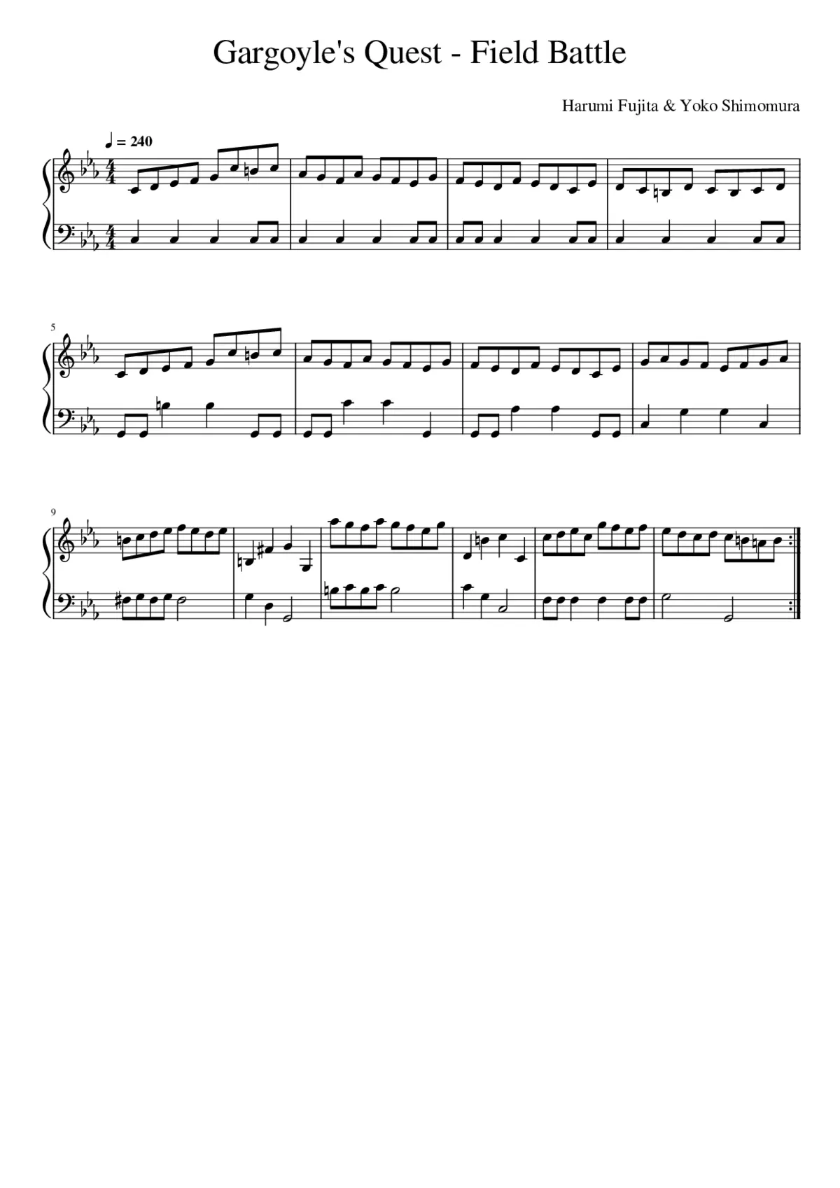 Gargoyle's Quest - Field Battle - Page 1