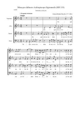 Missa pro defuncto Archiepiscopo Sigismundo