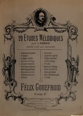20 Etudes mélodiques pour la harpe