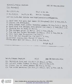 15 Choräle
