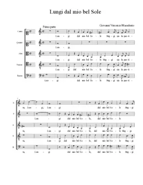 Lungi dal mio bel Sole