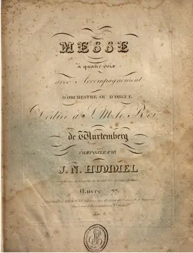 Mass No.1 in B-flat major