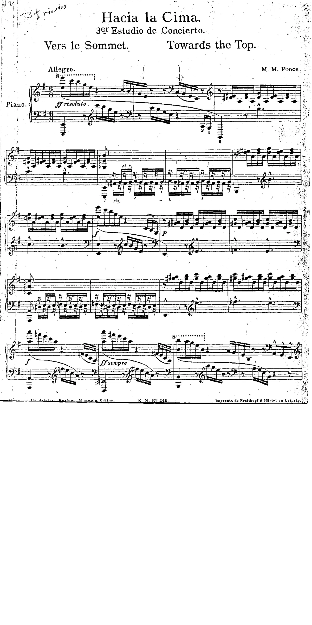 Etudes de Concert - Page 1