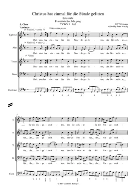 Christus hat einmal für die Sünde gelitten