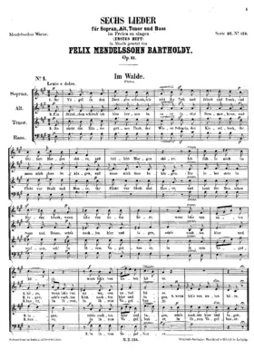 Lieder im Freien zu singen