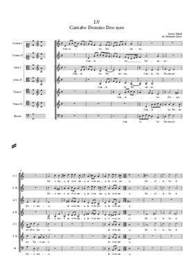 Cantabo Domino Deo meo