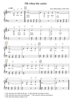 when the saints go marching in