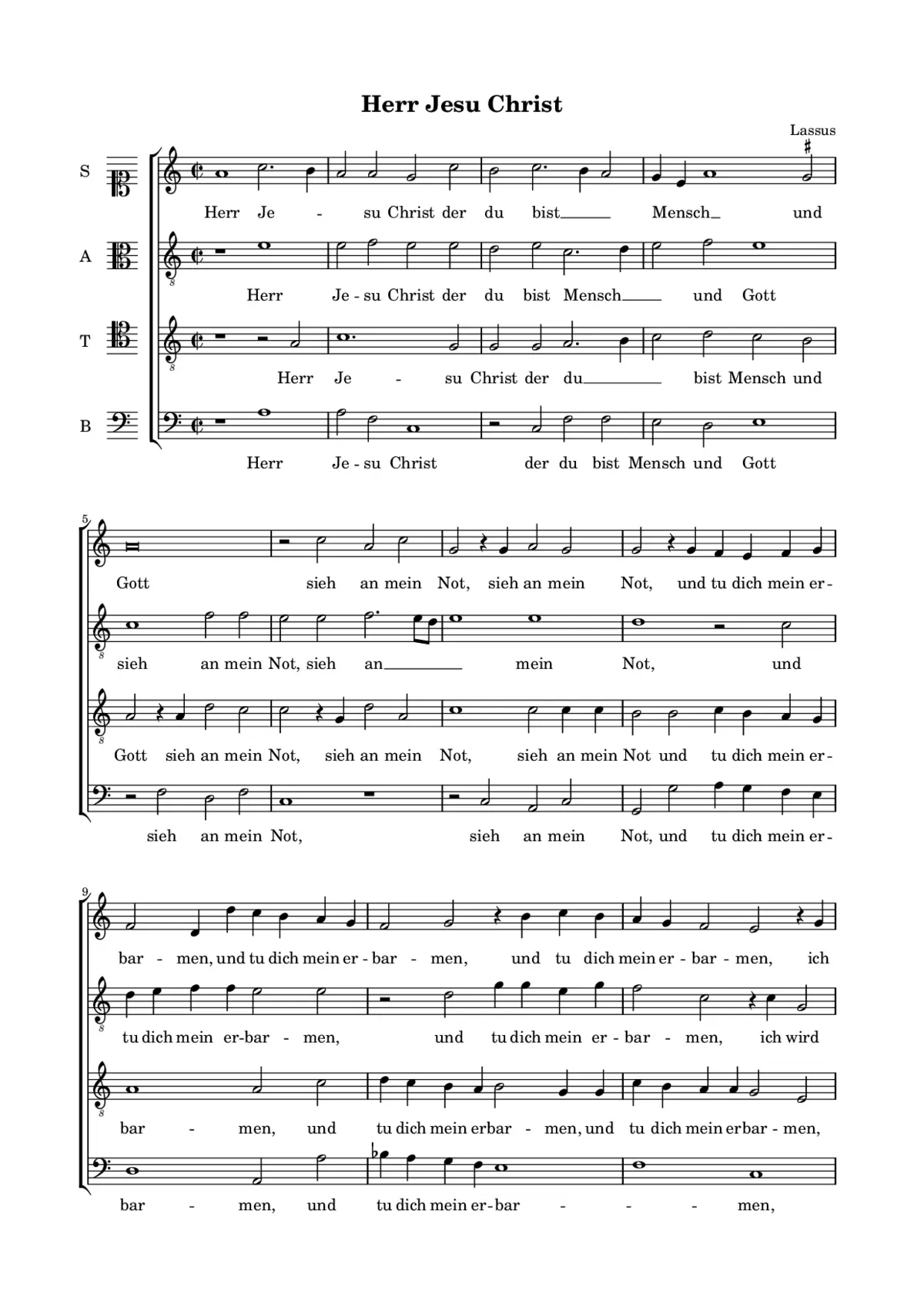 Herr Jesu Christ - Page 1