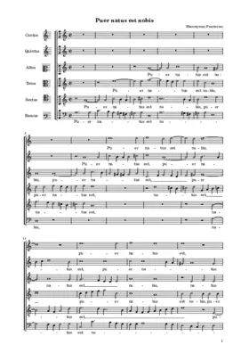 Puer natus est nobis