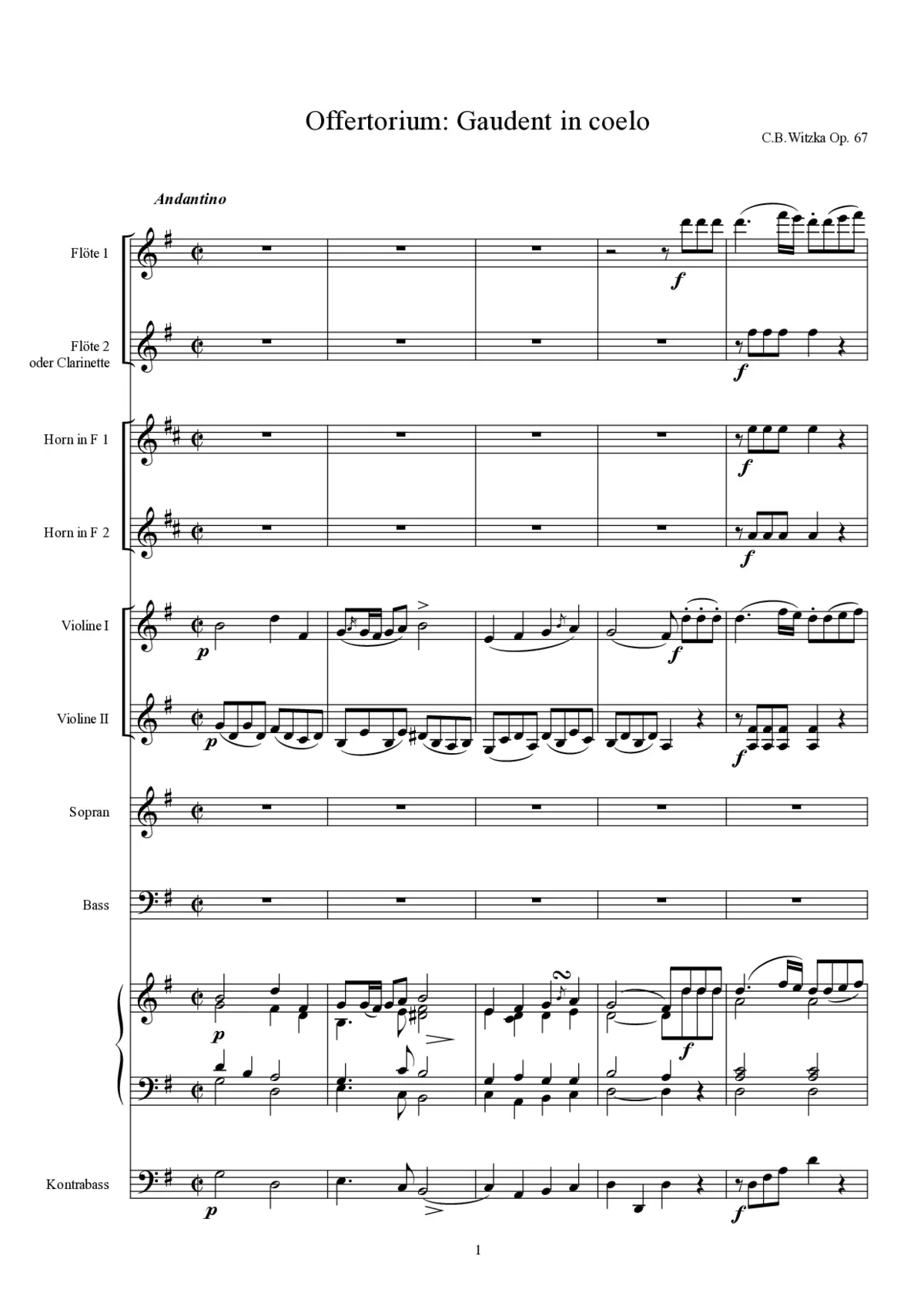 Gaudent in coelis - Page 1