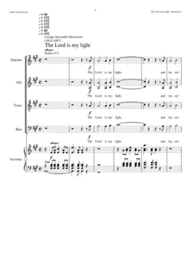 The Lord is my light