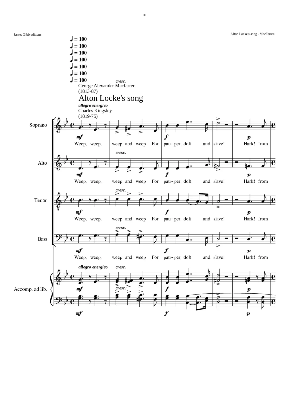 Alton Locke's song - Page 1