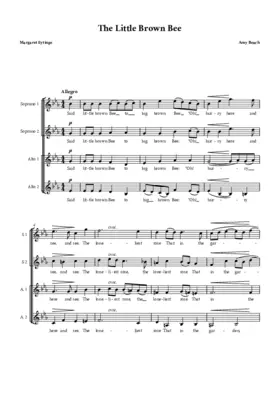 The Little Brown Bee, Op. 9