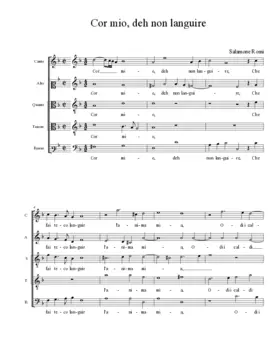 Cor mio, deh non languire