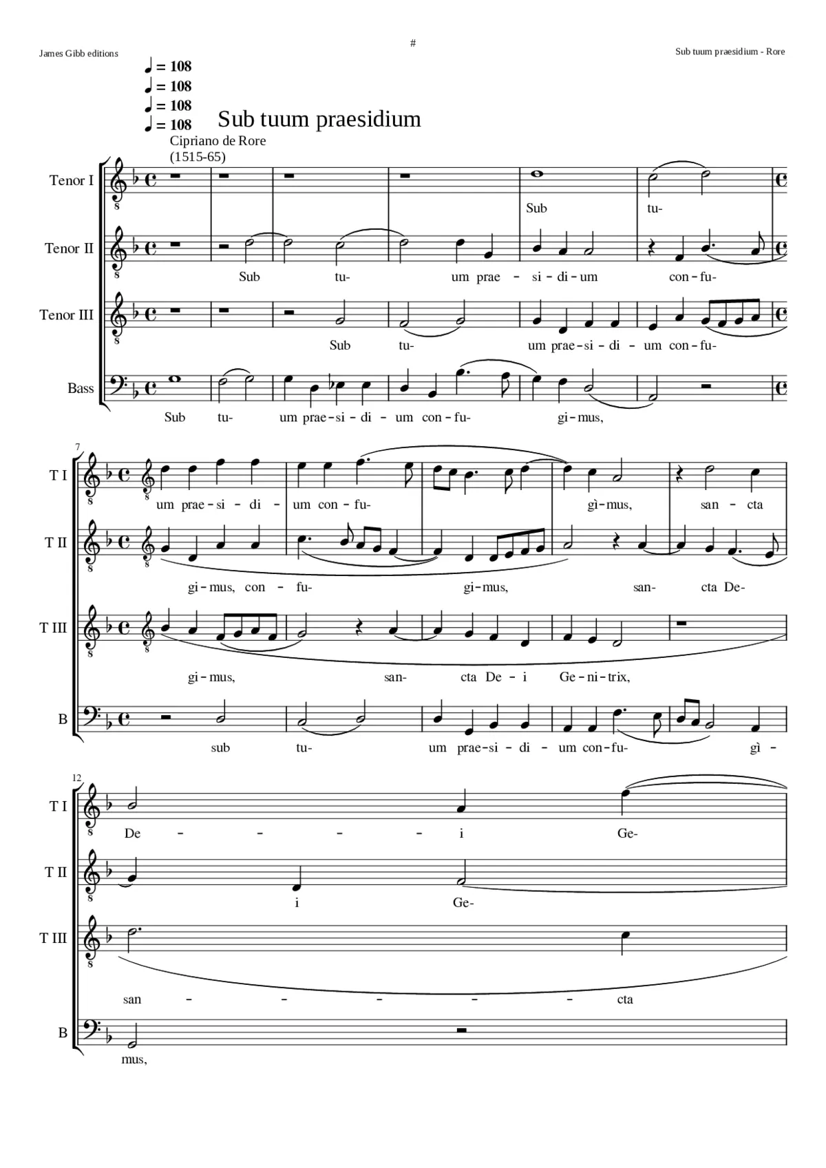 Sub tuum praesidium - Page 1