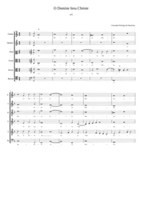 O Domine Jesu Christe a 6