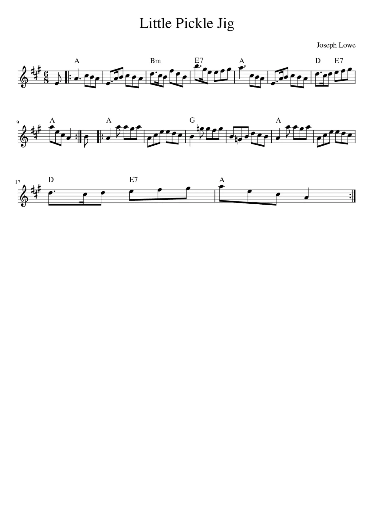 Little Pickle Jig - Page 1