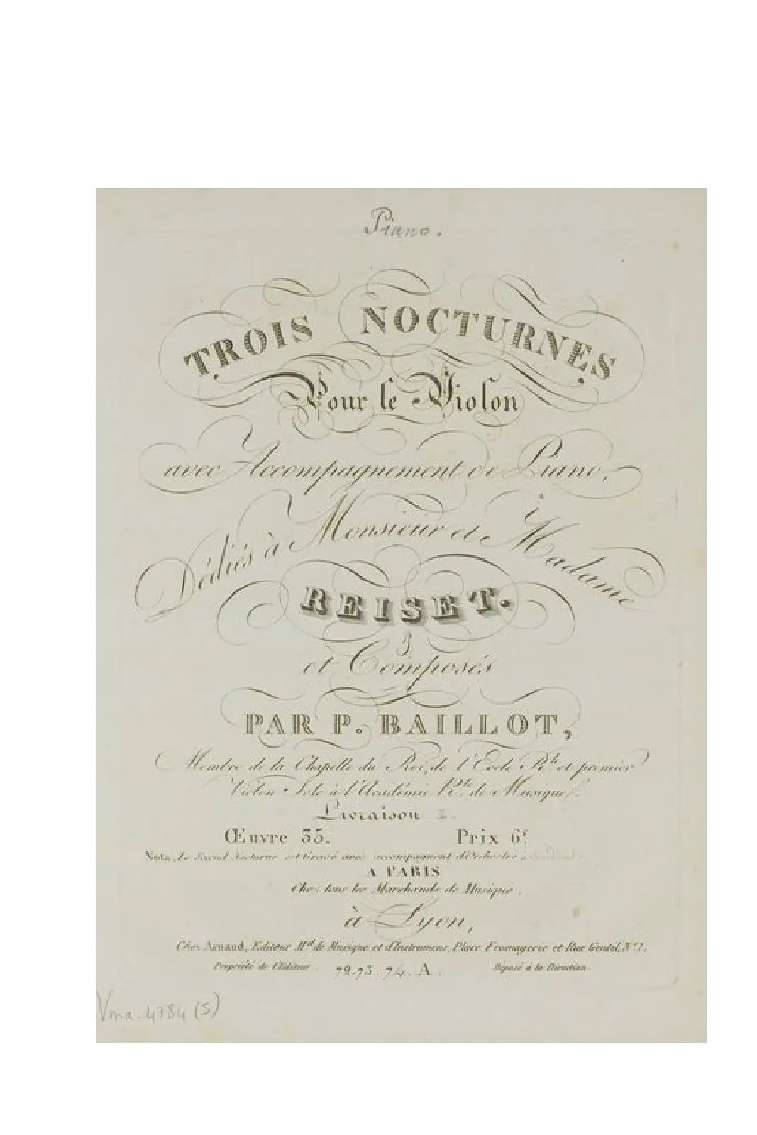 3 Nocturnes, Op.35 - Page 1