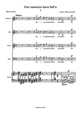 Our enemies have fall’n