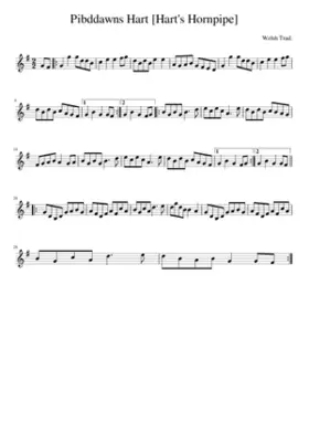 Pibddawns Hart [Hart's Hornpipe]