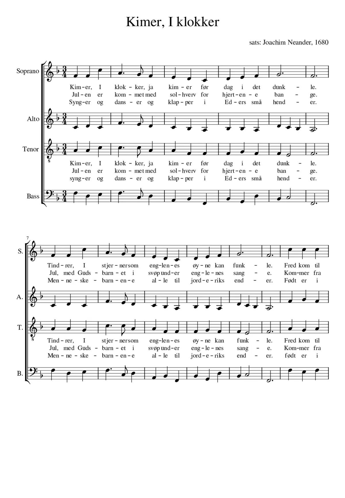 Kimer I klokker - Page 1